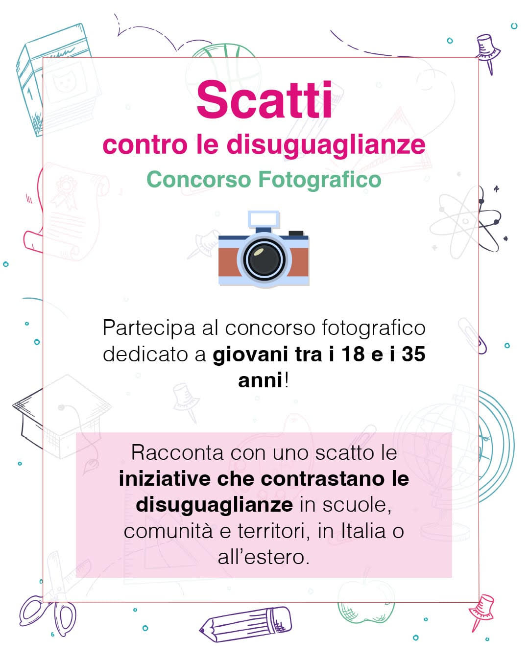 Scatti contro le disuguaglianze - IL CONCORSO